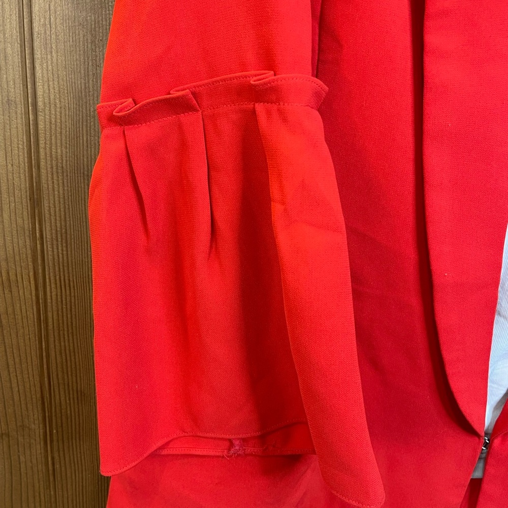 Greylin Red Blazer with Flared Sleeves XL - Picture 5 of 9
